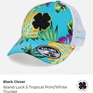 Black Clover Live Lucky Tropical Trucker Hat